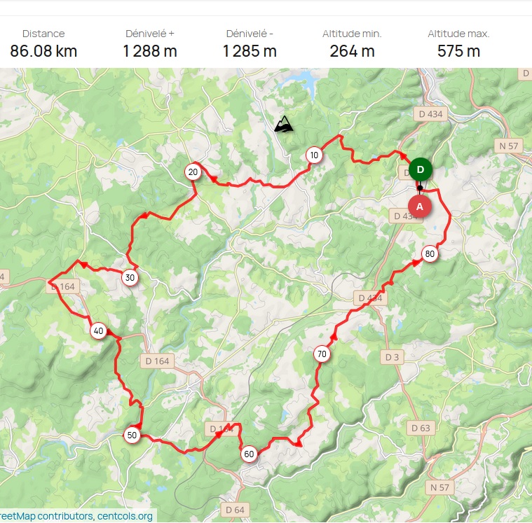 La Dounousienne 2023 route moyen parcours (0)