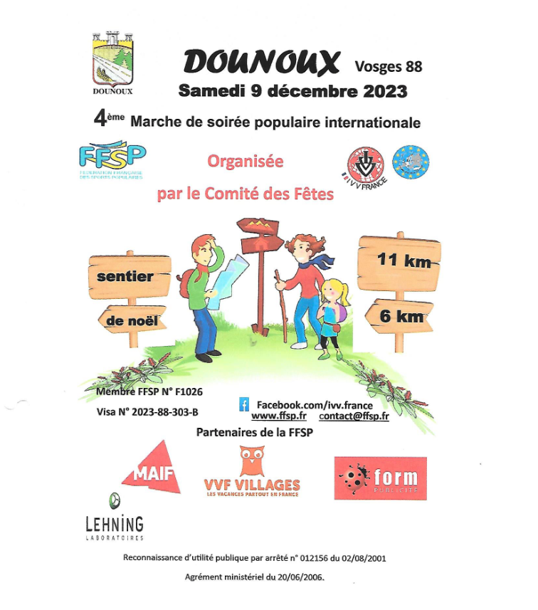 2023 Marche populaire Dounoux