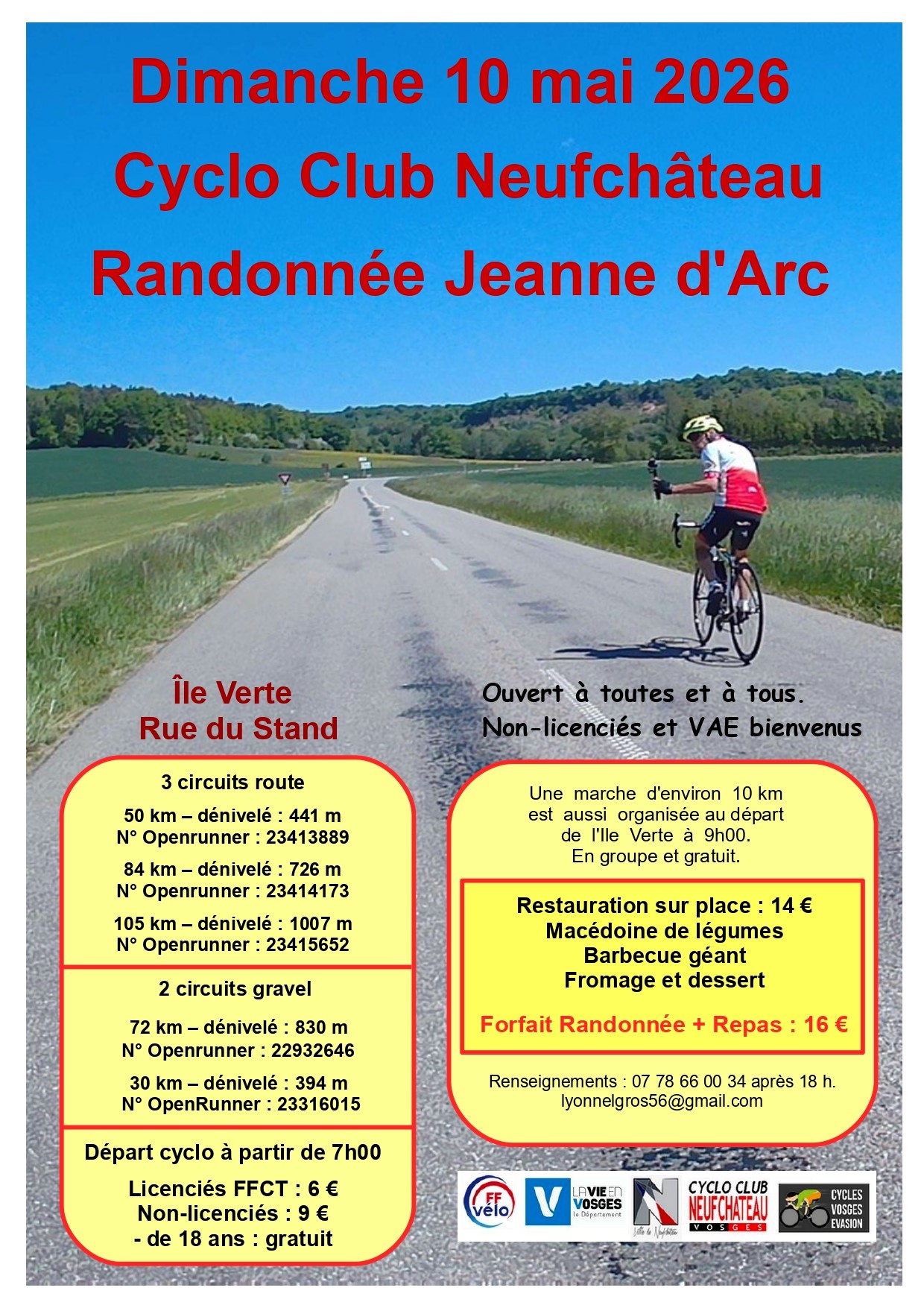 2026 Rando Jeanne d'Arc CCN dimanche 10 mai