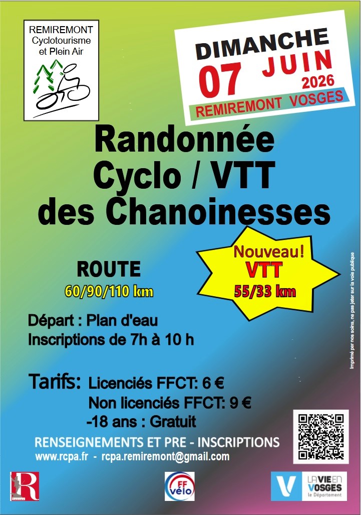 2026 Rando Chanoinesses RCPA dimanche 7 juin